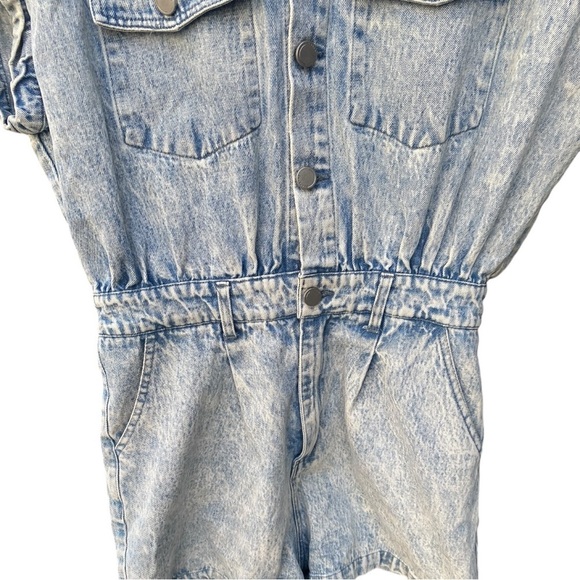 BLANK NYC Denim Shorts Jumpsuit I Size: M - Picture 7 of 16